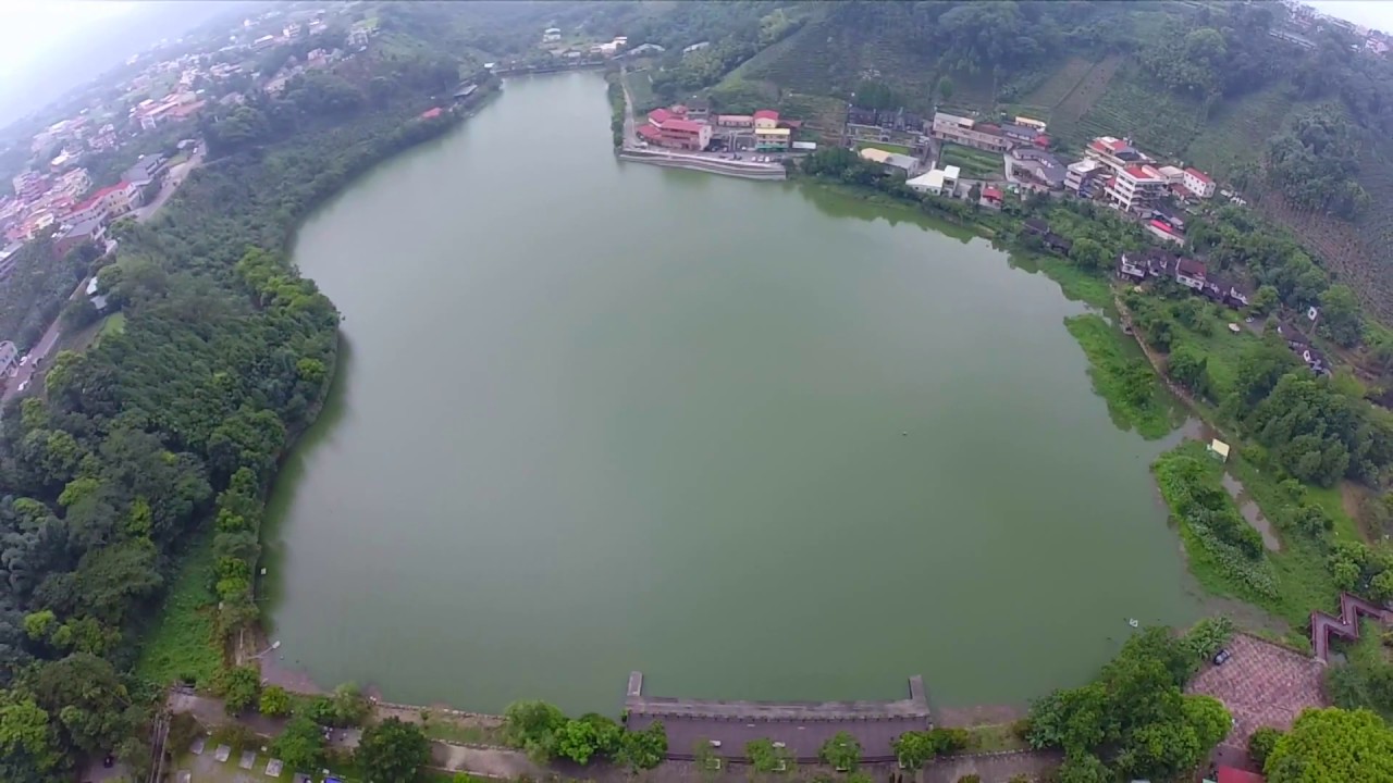 空拍南投鹿谷麒麟潭 麒麟潭海拔
