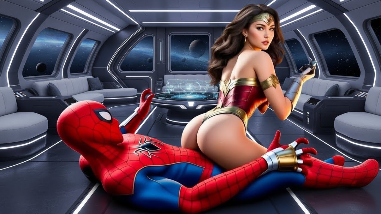 Unexpected Team Up 💔 A Hilarious Spiderman & Wonder Woman Fight Against Joker and Red Hulk JR