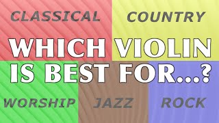 Best Electric Violin For Jazz? Or Rock? Or Country? Or...