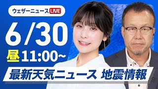 ウェザーニュースの配信のサムネイル画像
