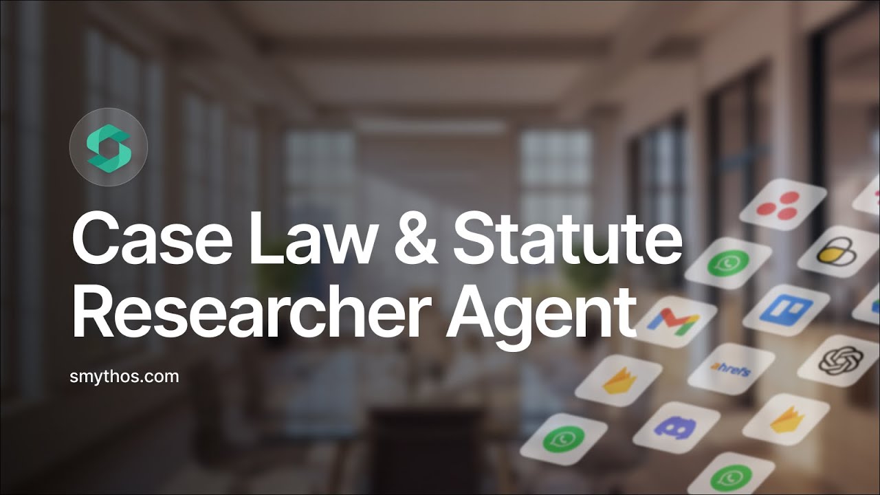 SmythOS - Case Law & Statute Researcher Agent