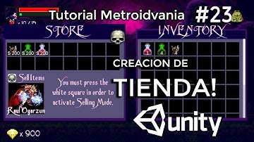 Tutorial #23 - Metroidvania en Unity 2D: Tienda de Items