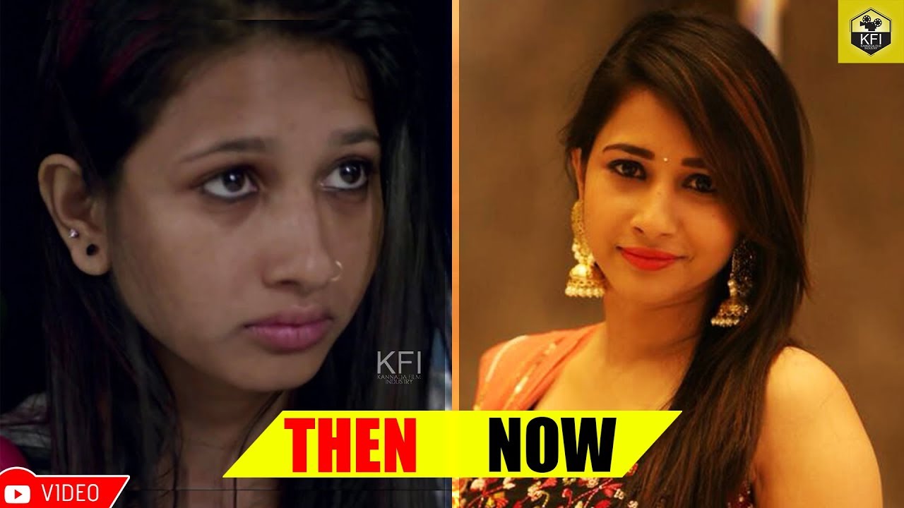 Manvitha HarishThen & Now Photos | Top Kannada Actress | Manvitha Harish Rare Unseen Pics