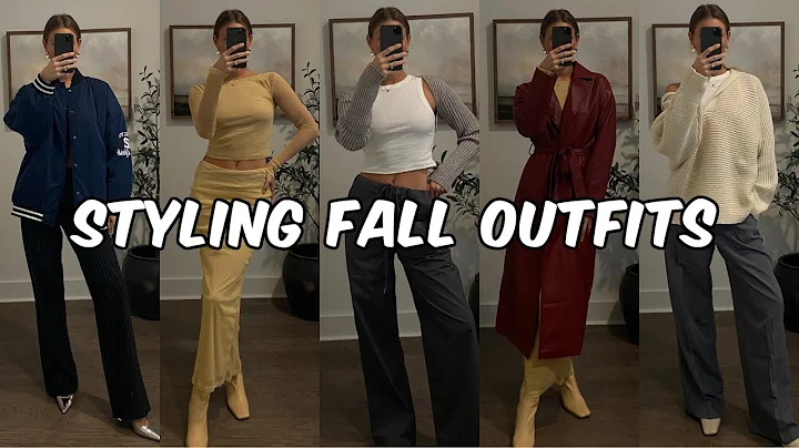 STYLING FALL OUTFITS: Cozy chic + Night out with t...