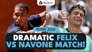 Cramping Drama! EPIC Auger-Aliassime vs Navone Match! | Rome 2026 Highlights screenshot 3