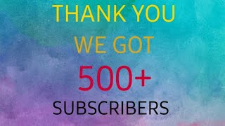 😱WE HAVE REACHED🙌 500+ SUBSCRIBERS!!!!!! |Fazna's Kitchen screenshot 3