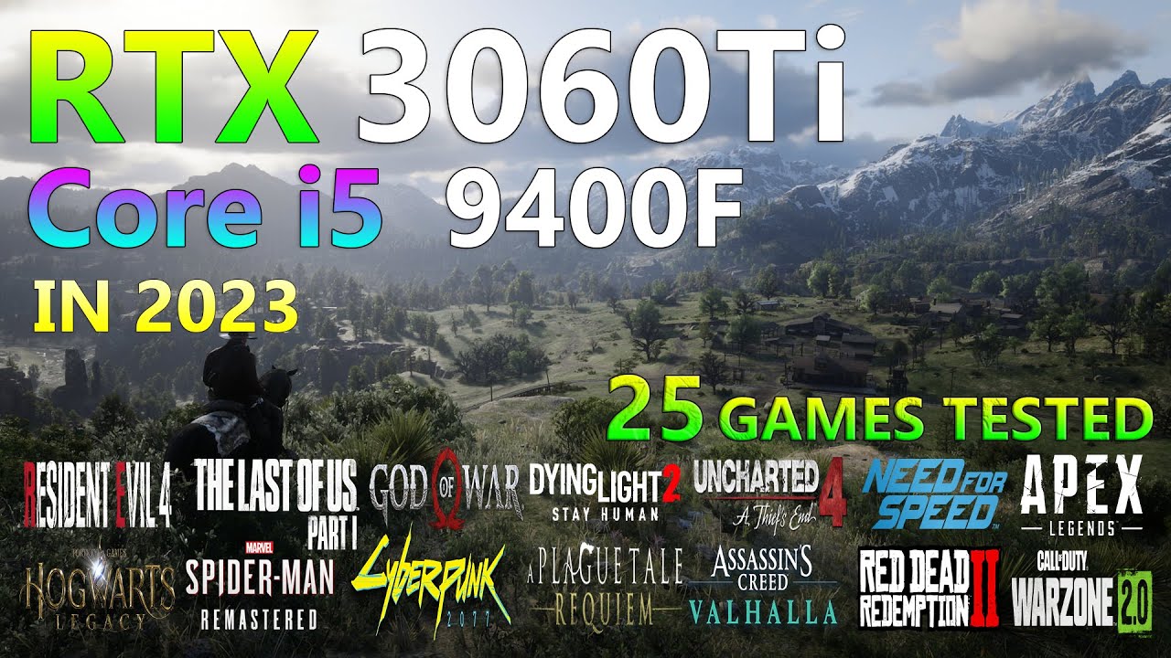 RTX 3060 Ti | Core i5 9400F | Test in 25 Games - YouTube