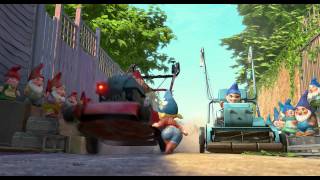 Scene from the move &#39;Gnomeo and Juliet&#39;