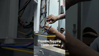 10mm 4c cable termination #ytshorts #electrical#technical