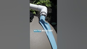Easy Hack to Pump Water Out of Pool  🌊