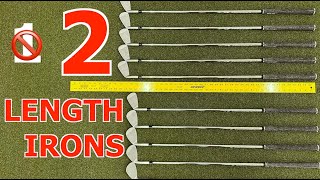 2 Length Custom Irons / Building and Testing Double Length Golf Clubs