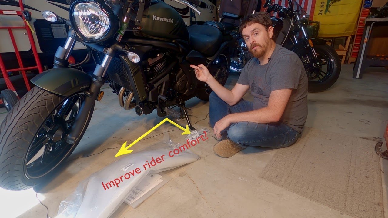 Kawasaki Vulcan S mods (shift link and reduce reach handlebars install