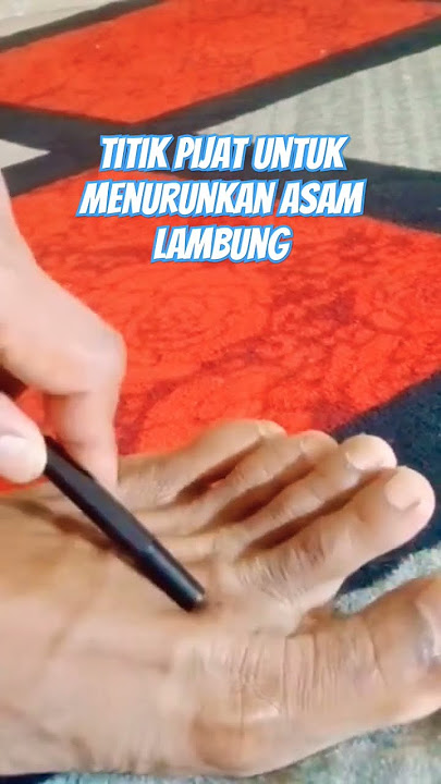 TITIK PIJAT UNTUK MENURUNKAN ASAM LAMBUNG #shortvideo #PIJATMANDIRIINDONESIA