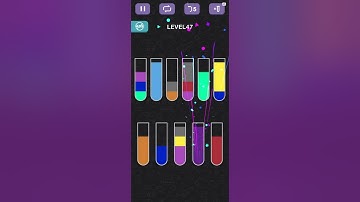 WATER SORT PUZZLE Mobile Game Level 47 #shorts #trending #viral #gamingcommunity #mobilegames2022