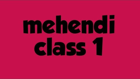 Mehndi class-1/how to learn mehndi for beginners/line practice/Mehndi Class/Mehndi course/2021 june