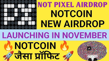 Not Pixel Airdrop By Notcoin 🔥 | NotPixel Airdrop Tricks  | Not Pixel Update | Notcoin New Airdrop