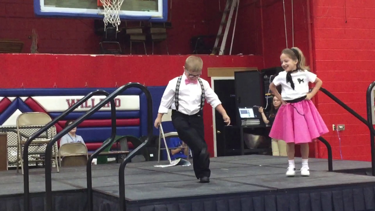 2 kindergarteners dance to Good Golly Miss Molly YouTube