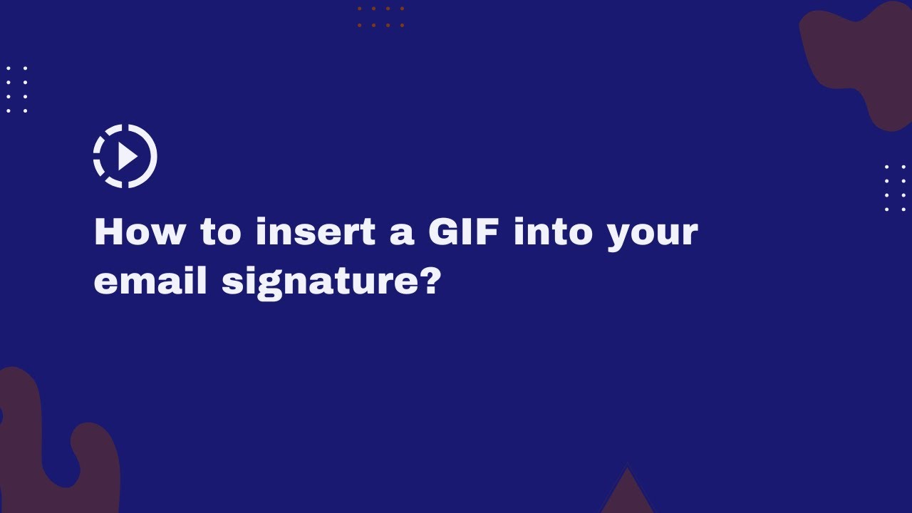 How to Insert a GIF into an Email