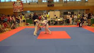20180728第10回神奈川県空手道選手権大会 小学二年女子 準決勝