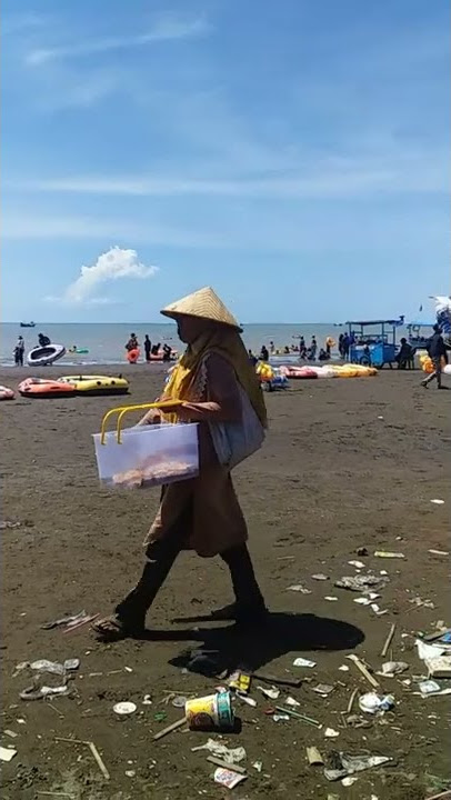 pantai wisata pakis jaya karawang#shorts