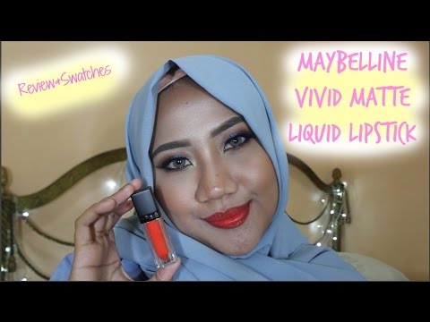 maybelline-vivid-matte-liquid-lipstick-|-review-&-swatches-|-bahasa-indonesia
