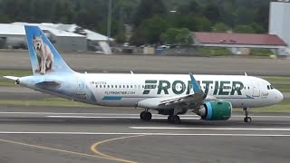 Frontier Airlines Odell the Lynx F91790 | Airbus A320-251N (N377FR) | PDX → Denver (DEN) | 5/15/26