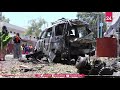 Scene Of Deadly Car Bombing In Somali Capital Scene Of Deadly Car Bombing In Somali Capital