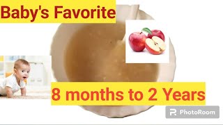 Baby Food| Apple Recipe| 8 months to 2 years