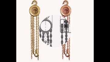 Non Sparking Manual Chain Hoist Block Safety Lifting Equipment