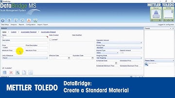 DataBridge: Create a Standard Material
