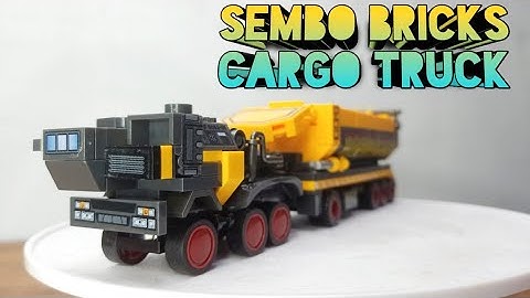 UNOFFICIAL LEGO | SEMBO BLOCK | CARGO TRUCK