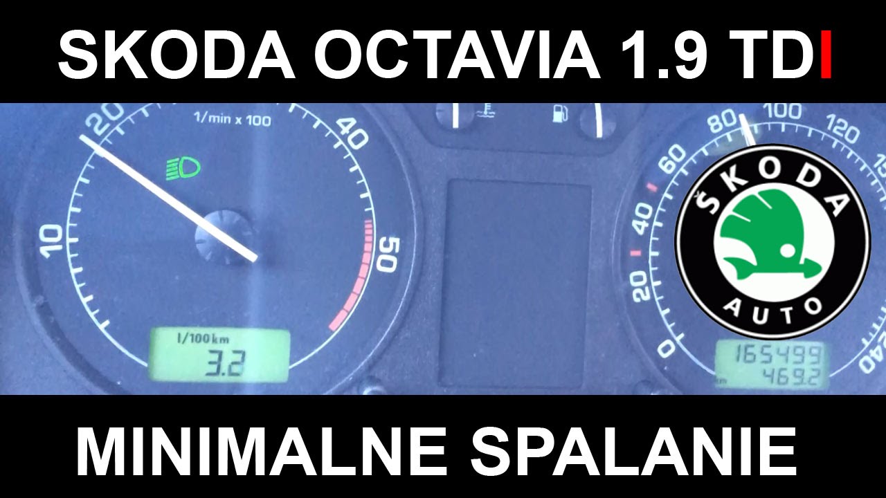 Minimalne Spalanie Skoda Octavia 1 9 Tdi Youtube