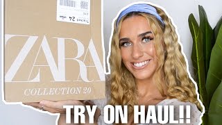 *NEW IN* ZARA TRY ON HAUL!! JULY 2020 || Talia Rose