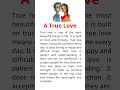 Learn English: True love is one of the most beautiful things in life