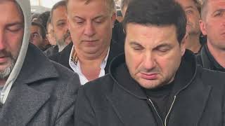 Tanyeli, Son Yolculuğuna Uğurlanırken Eşi Ve Oğlu Gözyaşlarına Hakim Olamadı