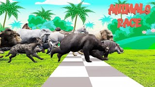 Race of the Giants: Epic Forest Challenge for 44 Wild Animals! by CookieNey 104,349 views 11 months ago 2 minutes, 57 seconds