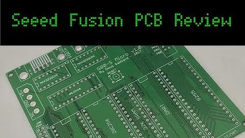 Seeed Fusion PCB Review