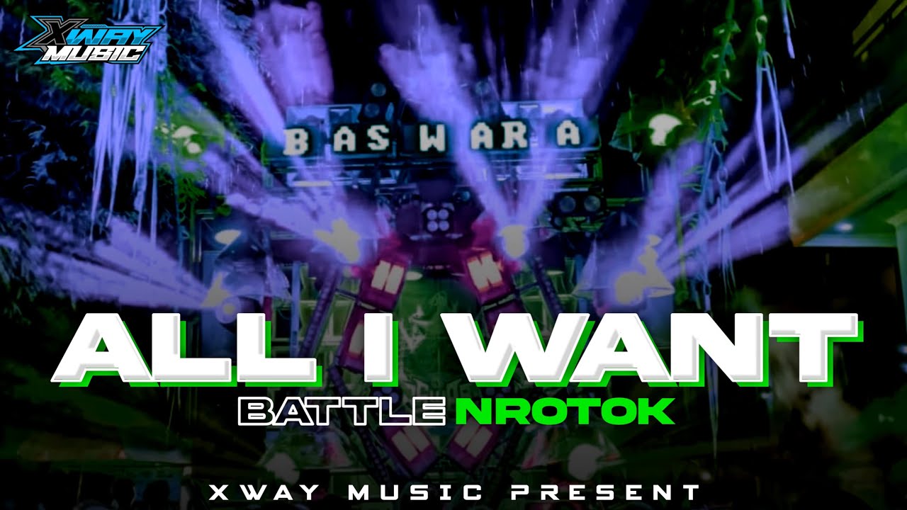 DJ ALL I WANT BATTLE MIDDLE KRAK KRAK NULUP PEMUDA SINDON || TERBARU‼️VIRAL TIKTOK