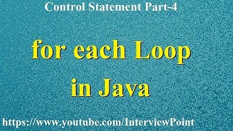 for-each loop in Java || Control Statement in java Part-4 || D.K. Gautam