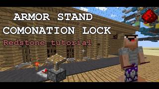 How to build Armor Stand Combo Lock | Minecraft Tutorial