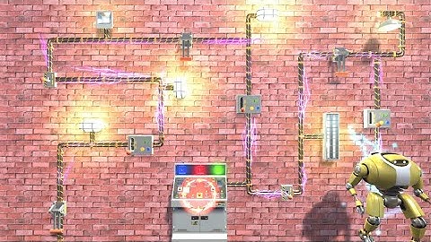 Interactive climbing wall. Turn on the robot. rock climbing