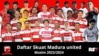 Daftar Skuat Madura United Musim 2023/24 #rosyatv