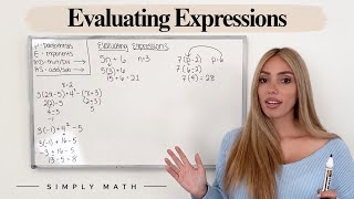 Evaluating Algebraic Expressions | Substitute & Solve