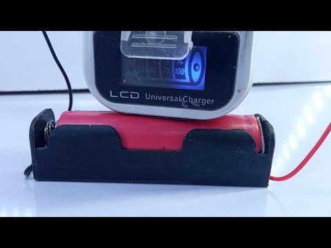 ارخص شاحن لبطاريات الليثيوم ايون مع موشر لسعة البطارية اثناء الشحن او بدون شحن