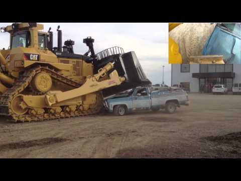 Caterpillar D11T Bulldozer Car Crush