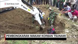 Makam Massal Korban Tsunami Aceh Dibongkar
