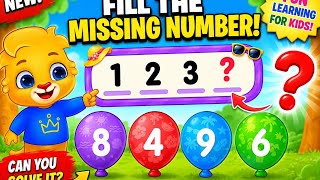 Can You Find the Missing Number? 🤔 | Fill in the Blank | Number Quiz for Kids | Fun Learning