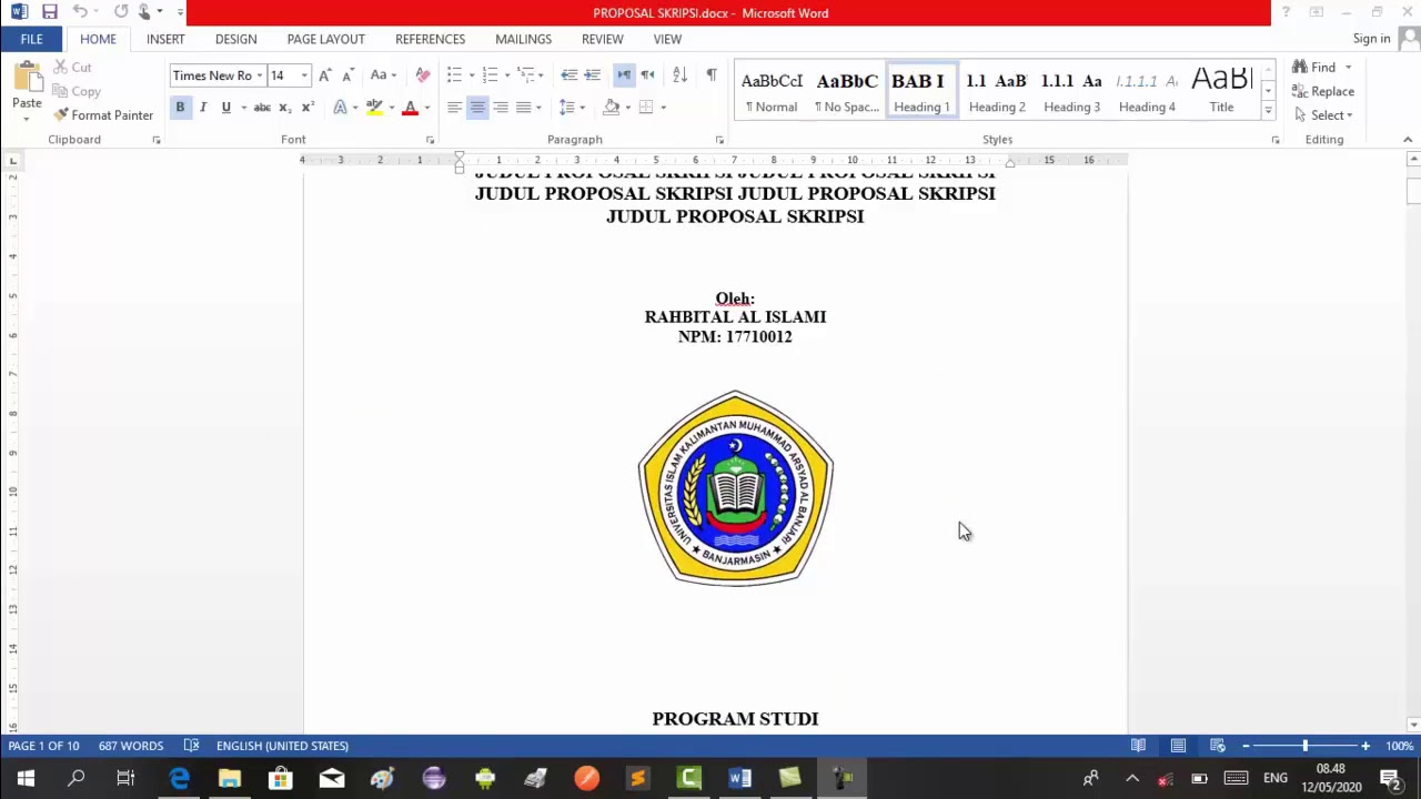 Tutorial 4 Membuat Daftar Pustaka Otomatis 