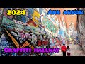 Graffiti hallway in downtown ann arbor
