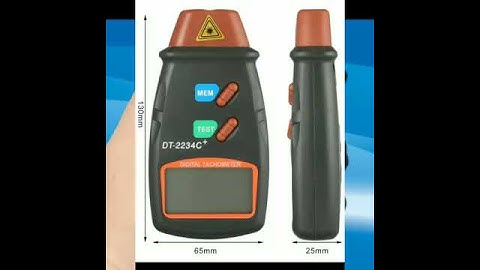 Speedometer Rotational speed measuring device
